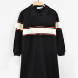 שמלת פוטר עם צווארון - שחור