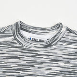 חולצה מודפסת מבד ריב - שחור