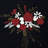 שמלת פליסה בשילוב סריג - נייבי