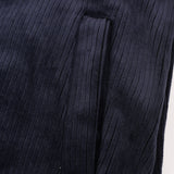 ז'קט קטיפה עם קפוצ'ון - נייבי