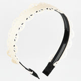 קשת בעיצוב תחרה - שמנת