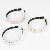 קשת בעיצוב תחרה - שמנת