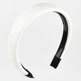 קשת דמוי עור - לבן