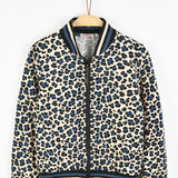 ז'קט בומבר מנומר - כחול