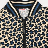 ז'קט בומבר מנומר - כחול