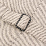 וסט קטיפה עם כפתורים - בז'