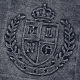 שמלת סריג במראה משופשף - ג'ינס