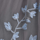 שמלת טול עם רקמה - אפור