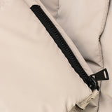 מעיל נפוח עם קפוצ'ון - אבן