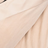 מעיל נפוח עם קפוצ'ון - אבן