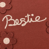 שמלת סריג עם פרחים - חמרה