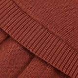 שמלת סריג עם פרחים - חמרה