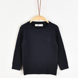 חולצת סריג ריב - נייבי