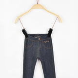 טייץ ג'ינס פרוותי - כחול