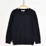 סוודר סריג בייסיק - נייבי