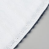 חצאית תחרה עם סיומת - נייבי