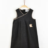 שמלת סרפן ג'ינס - אפור