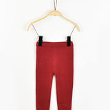 טייץ ארוך מבד סריג - אדום