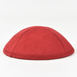 כיפה עמוקה מבד אריג - אדום