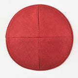 כיפה עמוקה מבד אריג - אדום