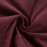 שמלת סרפן עם רקמה - בורדו