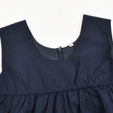 שמלה בשילוב קרדיגן כפתורים - נייבי