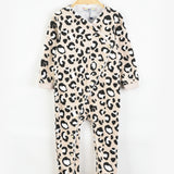 אוברול בייביגרו ריב מעטפת - בז'