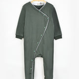 אוברול בייביגרו ריב מעטפת - ירוק