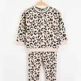 סט פיג'מה בייבי ריב - בז'