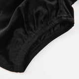 בלומרס קטיפה - שחור