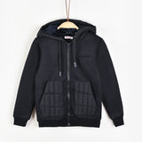 קפוצ'ון עם כיסים נפוחים - נייבי