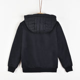 קפוצ'ון עם כיסים נפוחים - נייבי