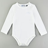 בגד גוף שרוול ארוך - לבן