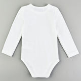 בגד גוף שרוול ארוך - לבן