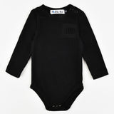 בגד גוף שרוול ארוך - שחור