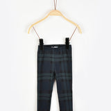 טייץ בייבי משבצות - ירוק