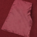 שמלת סריג עם קפוצ'ון - בורדו