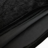 חולצת קטיפה שרוול ארוך - שחור