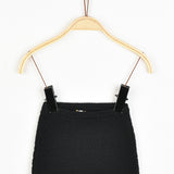 מכנסי בייבי סרוגים - שחור