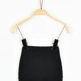 מכנסי בייבי סרוגים - שחור