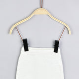 מכנסי בייבי סרוגים - לבן