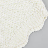 מכנסי בייבי סרוגים - לבן