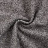 שמלה עם צווארון רקמה - אפור