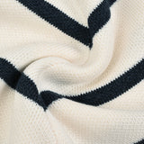 שמלת סריג פסים אלכסוניים - אבן