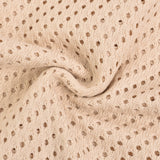 אפודת סריג בסיומת ריב - בז'