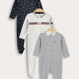 Babygro Third Pack - Navy