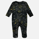 פיג'מת בייביגרו פליס - שחור