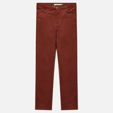 מכנסי קורדרוי בגזרת סקיני - בורדו