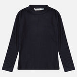 חולצת ריב חצי גולף - נייבי