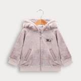 Baby Fleece Hoodie - Purple